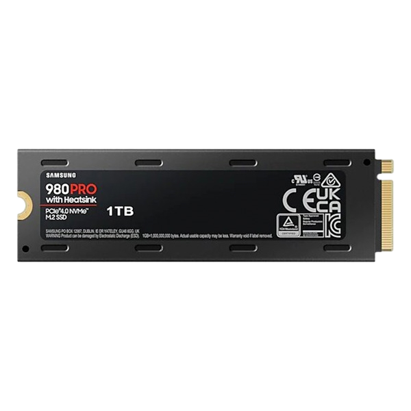 Samsung 980 Pro M2 PCIe Gen4 NVME 1TB con disipador de calor SSD Samsung 980 Pro M2 PCIe Gen4 NVME 1TB con disipador de calor SSD