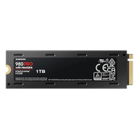 Samsung 980 Pro M2 PCIe Gen4 NVME 1TB con disipador de calor SSD Samsung 980 Pro M2 PCIe Gen4 NVME 1TB con disipador de calor SSD