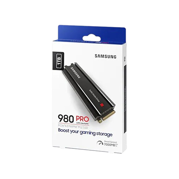 Samsung 980 Pro M2 PCIe Gen4 NVME 1TB con disipador de calor SSD Samsung 980 Pro M2 PCIe Gen4 NVME 1TB con disipador de calor SSD
