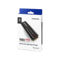 Samsung 980 Pro M2 PCIe Gen4 NVME 1TB con disipador de calor SSD Samsung 980 Pro M2 PCIe Gen4 NVME 1TB con disipador de calor SSD