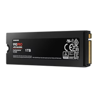 Samsung 990 PRO 1TB  SSD M2 NVMe PCie 40 Con Disipador