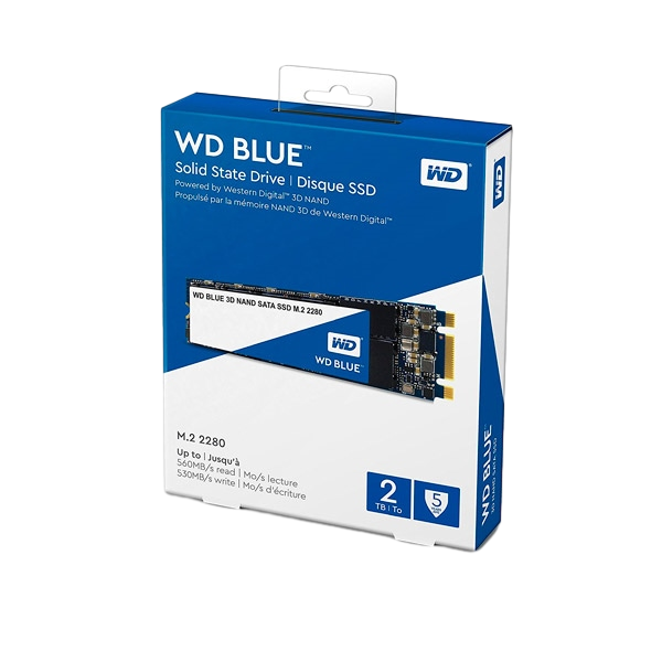 WD Blue 2TB M2 2280 SATA 3DNand Disco Duro SSD WD Blue 2TB M2 2280 SATA 3DNand Disco Duro SSD