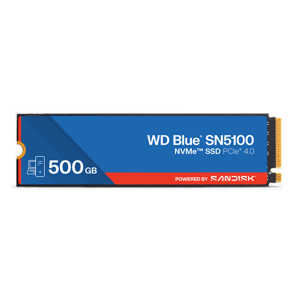 WD Blue SN5100 500GB SSD M2 NVMe PCIe 40 WD Blue SN5100 500GB SSD M2 NVMe PCIe 40