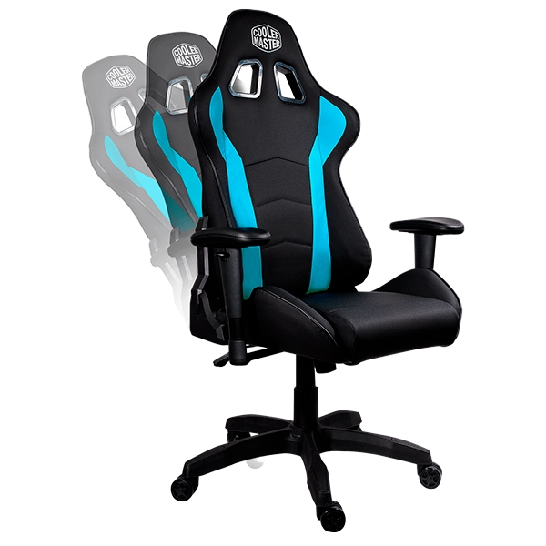 Cooler Master Caliber R1 negro  celeste  Silla Cooler Master Caliber R1 negro  celeste  Silla