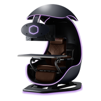 Cooler Master Orb X | Estación de juego multipropósito inmersiva Soporte Multibox Negro Universo