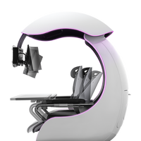 Cooler Master Orb X  Estación de juego multipropósito inmersiva Soporte Multibox Blanco