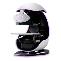 Cooler Master Orb X | Estación de juego multipropósito inmersiva Soporte Singlebox Blanco