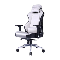Silla Gaming Cooler Master Caliber X1C Grey  Silla Ergonómica Reclinable Soporte Lumbar cojines de espuma de alta densidad Reposabrazos 4D