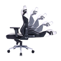 Silla Gaming Cooler Master Caliber X1C Grey  Silla Ergonómica Reclinable Soporte Lumbar cojines de espuma de alta densidad Reposabrazos 4D