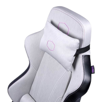 Silla Gaming Cooler Master Caliber X1C Grey  Silla Ergonómica Reclinable Soporte Lumbar cojines de espuma de alta densidad Reposabrazos 4D
