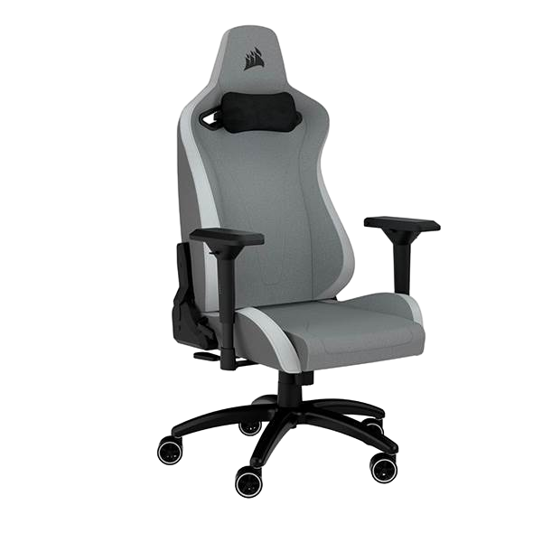 Corsair TC200 Light Grey  White  Silla Corsair TC200 Light Grey  White  Silla