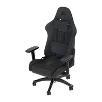 Corsair TC100 Relaxes Fabric Grey Black Silla Corsair TC100 Relaxes Fabric Grey Black Silla