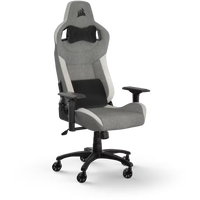 Corsair T3 RUSH Fabric | Silla Gaming Reclinable Ergonómica con Soporte Lumbar y Cervical Grey / White Corsair T3 RUSH Fabric | Silla Gaming Reclinable Ergonómica con Soporte Lumbar y Cervical Grey / White
