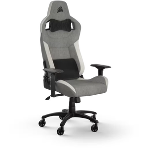 Corsair T3 RUSH Fabric Silla Gaming Reclinable Ergonómica con Soporte Lumbar y Cervical Grey White Corsair T3 RUSH Fabric Silla Gaming Reclinable Ergonómica con Soporte Lumbar y Cervical Grey White