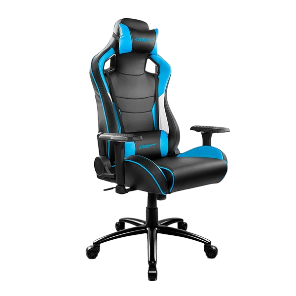 Drift Gaming DR400 Negra  Azul  Blanco  Silla Drift Gaming DR400 Negra  Azul  Blanco  Silla
