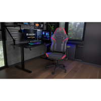 Endorfy SCRIM RD  Silla Gaming Ergonómica Reclinable Soporte Lumbar y Cervical Malla transpirable y Cuero