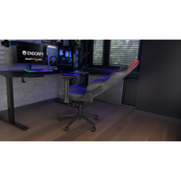 Endorfy SCRIM RD  Silla Gaming Ergonómica Reclinable Soporte Lumbar y Cervical Malla transpirable y Cuero