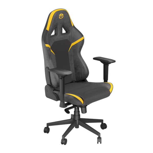 Endorfy SCRIM YL Silla Gaming Ergonómica Reclinable Soporte Lumbar y Cervical Malla Transpirable y Cuero en Color Amarillo Endorfy SCRIM YL Silla Gaming Ergonómica Reclinable Soporte Lumbar y Cervical Malla Transpirable y Cuero en Color Amarillo