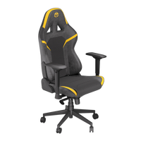 Endorfy SCRIM YL Silla Gaming Ergonómica Reclinable Soporte Lumbar y Cervical Malla Transpirable y Cuero en Color Amarillo Endorfy SCRIM YL Silla Gaming Ergonómica Reclinable Soporte Lumbar y Cervical Malla Transpirable y Cuero en Color Amarillo