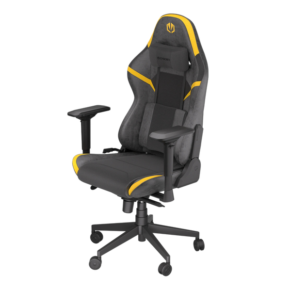 Endorfy SCRIM YL Silla Gaming Ergonómica Reclinable Soporte Lumbar y Cervical Malla Transpirable y Cuero en Color Amarillo Endorfy SCRIM YL Silla Gaming Ergonómica Reclinable Soporte Lumbar y Cervical Malla Transpirable y Cuero en Color Amarillo