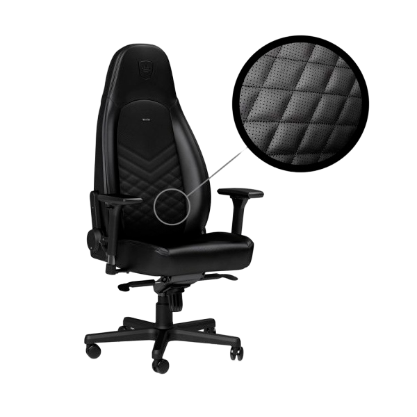 Noblechairs Icon cuero PU negro Silla Noblechairs Icon cuero PU negro Silla
