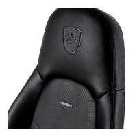 Noblechairs Icon cuero PU negro  azul  Silla