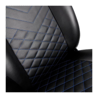 Noblechairs Icon cuero PU negro  azul  Silla