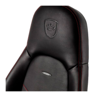 Noblechairs Icon cuero PU negro  rojo  Silla