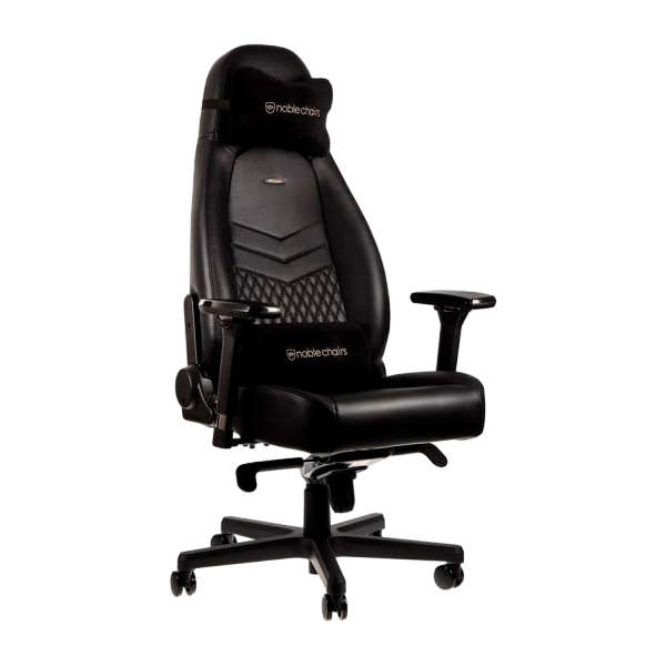 Noblechairs Icon cuero negro Silla Noblechairs Icon cuero negro Silla