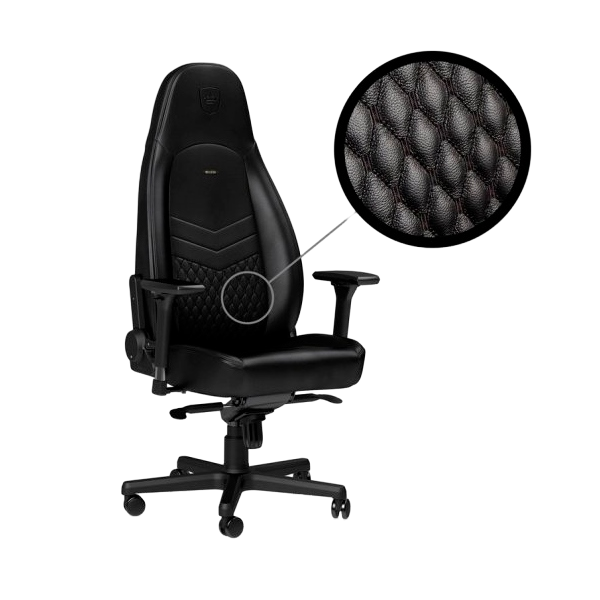 Noblechairs Icon cuero negro Silla Noblechairs Icon cuero negro Silla