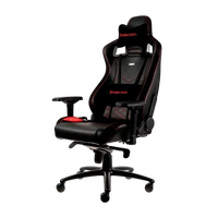 Noblechairs Epic cuero PU negro  rojo  Silla