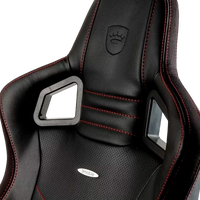 Noblechairs Epic cuero PU negro  rojo  Silla