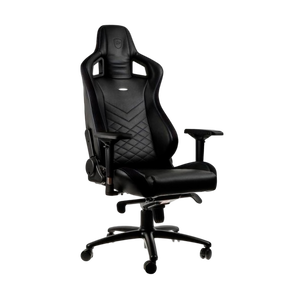 Noblechairs Epic cuero PU negro azul Silla Noblechairs Epic cuero PU negro azul Silla