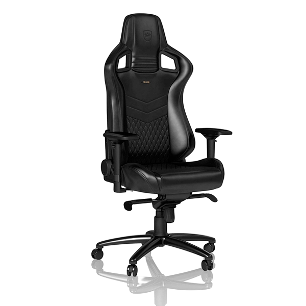 Noblechairs Epic cuero de nappa negro  Silla Noblechairs Epic cuero de nappa negro  Silla