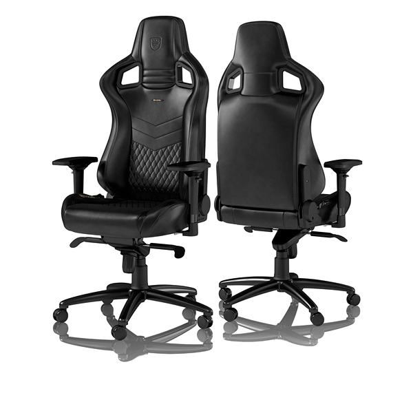 Noblechairs Epic cuero de nappa negro  Silla Noblechairs Epic cuero de nappa negro  Silla