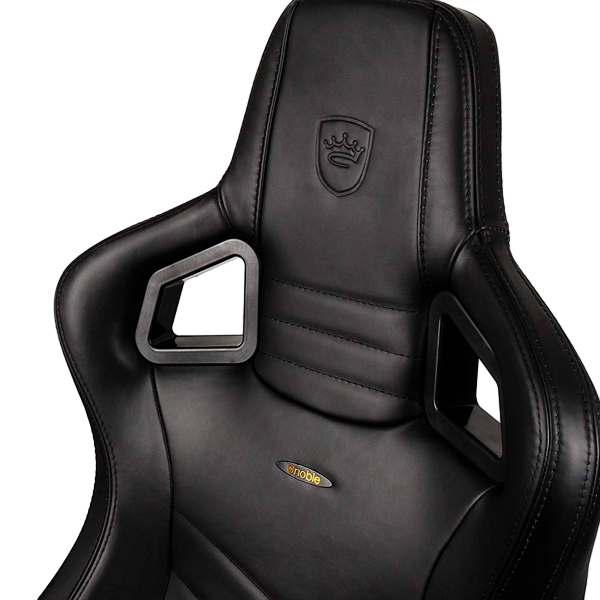 Noblechairs Epic cuero de nappa negro  Silla Noblechairs Epic cuero de nappa negro  Silla