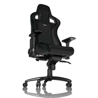 Noblechairs Epic cuero PU negro  verde  Silla