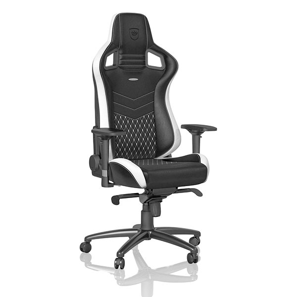 Noblechairs Epic cuero negro blanco rojo Silla Noblechairs Epic cuero negro blanco rojo Silla