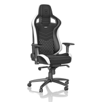 Noblechairs Epic cuero negro / blanco / rojo - Silla
