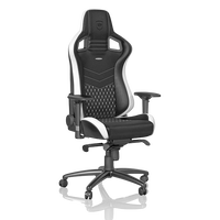 Noblechairs Epic cuero negro blanco rojo Silla Noblechairs Epic cuero negro blanco rojo Silla