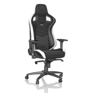 Noblechairs Epic cuero negro blanco rojo Silla Noblechairs Epic cuero negro blanco rojo Silla