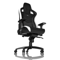Noblechairs Epic cuero negro blanco rojo Silla Noblechairs Epic cuero negro blanco rojo Silla