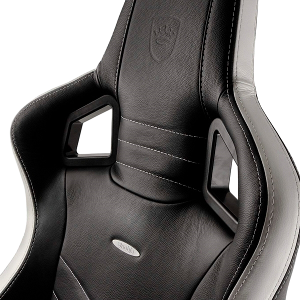 Noblechairs Epic cuero negro blanco rojo Silla Noblechairs Epic cuero negro blanco rojo Silla