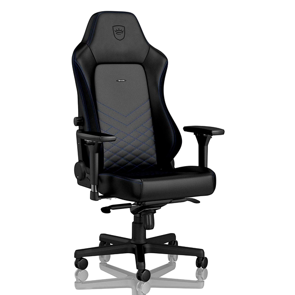 Noblechairs Hero cuero PU negro azul Silla Noblechairs Hero cuero PU negro azul Silla