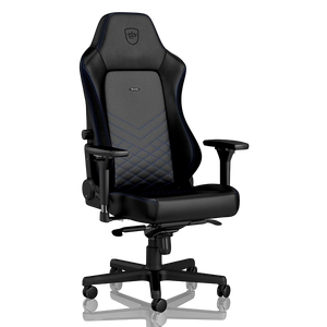 Noblechairs Hero cuero PU negro azul Silla Noblechairs Hero cuero PU negro azul Silla
