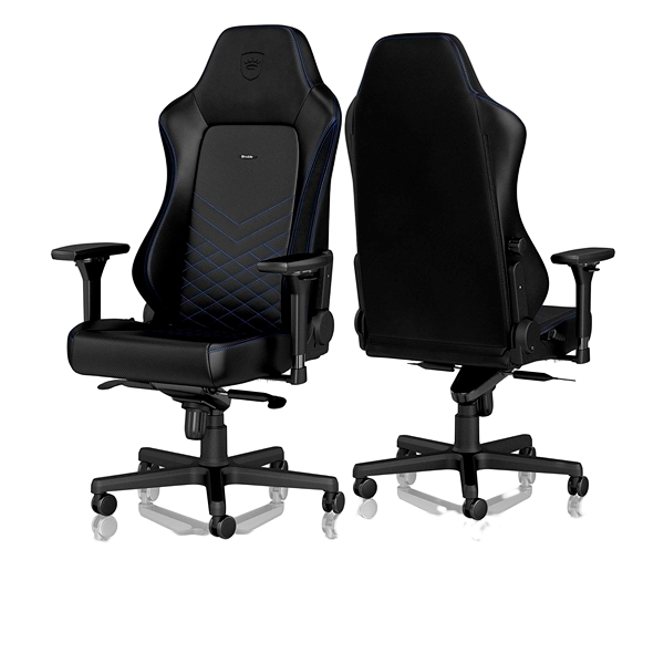 Noblechairs Hero cuero PU negro azul Silla Noblechairs Hero cuero PU negro azul Silla