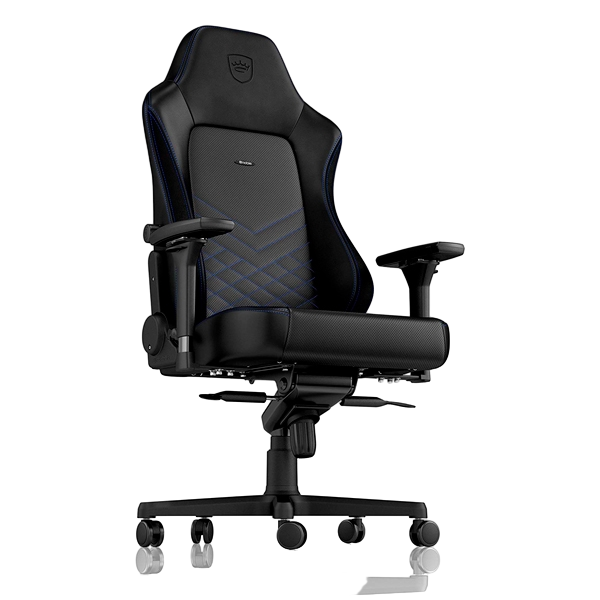 Noblechairs Hero cuero PU negro azul Silla Noblechairs Hero cuero PU negro azul Silla