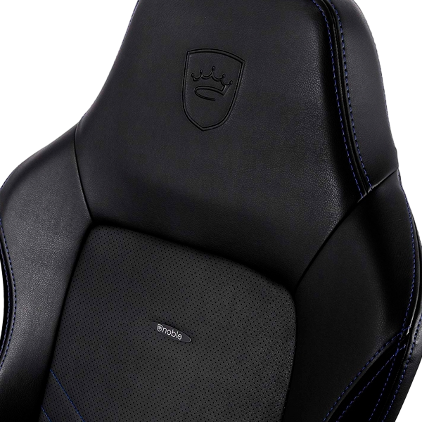 Noblechairs Hero cuero PU negro azul Silla Noblechairs Hero cuero PU negro azul Silla