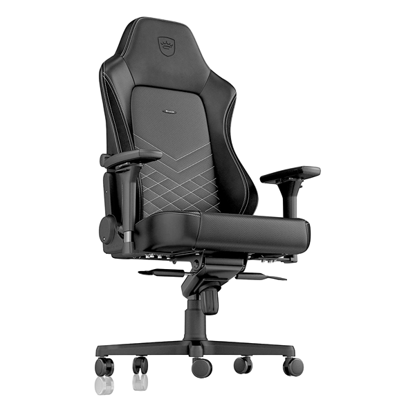 Noblechairs Hero cuero PU negro blanco Silla Noblechairs Hero cuero PU negro blanco Silla