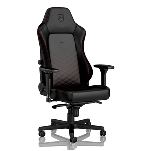 Noblechairs Hero cuero PU negro rojo Silla Noblechairs Hero cuero PU negro rojo Silla